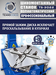 Комплект TS-3022 Шиномонтажный станок+TS-500 Балансировочный стенд  