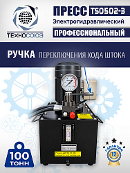 Пресс гидравлический 100 тонн с электроприводом, TS0502-3